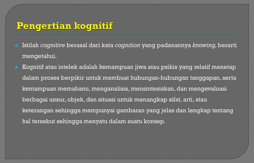 TEORI BELAJAR PERKEMBANGAN KOGNITIF JEAN PIAGET DAN VYGOTSKY ppt